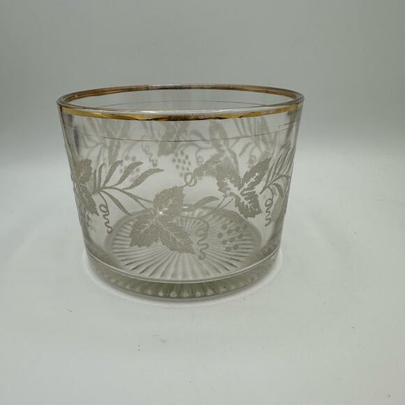 Vintage Bartlett Collins Ice Bucket Cut Base Straight Sides - Picture 3 of 8